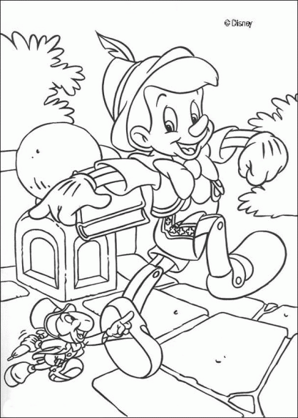 Pinokio kolorowanki